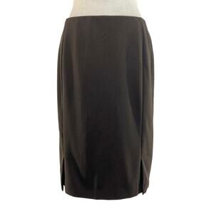 Akris Brown Pencil Skirt